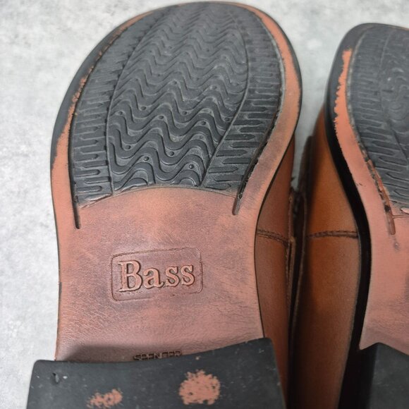 7 Bass Weejuns Marietta ll Brown Leather Tassel Kiltie Loafers - Picture 8 of 13